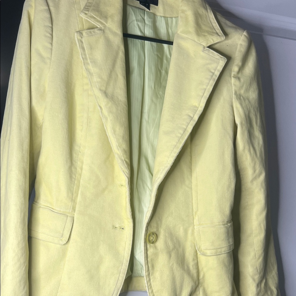 Yellow/lime  Blazer Jacket